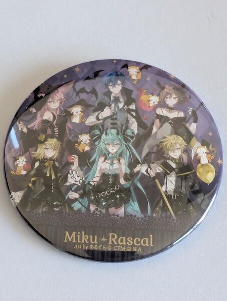 初音ミク×ラスカル Byあるてら 缶バッジ