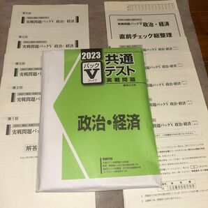 2023 駿台 共通テスト実戦問題 パックV 政治経済