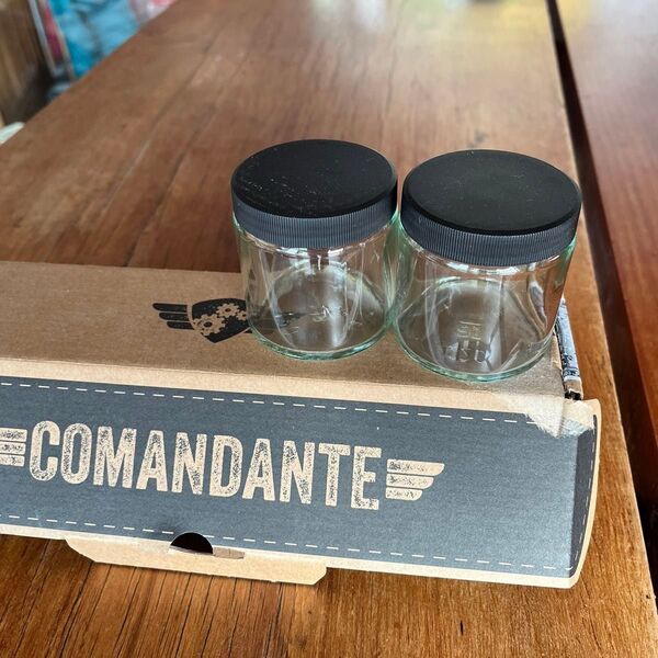 コマンダンテ COMANDANTE BEAN JAR CREAR 2個 ジャー クリア