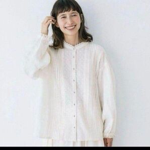 サマンサモスモス kazumi コラボ レースブラウス オフ