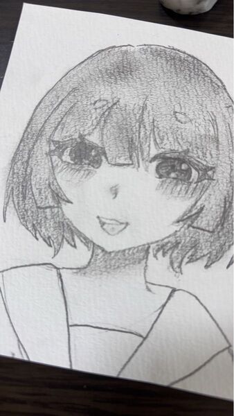 手描きイラスト オリジナル 女の子