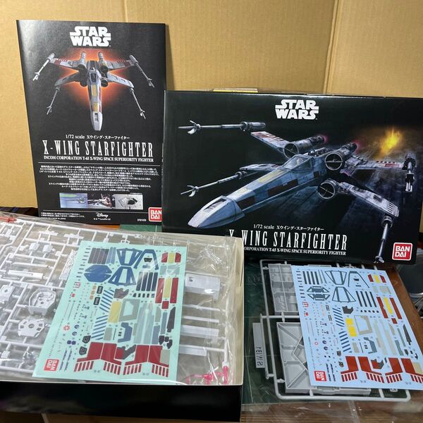 赤バンダイ Xウイング スターファイター (1/72スケール STARWARS 914064)