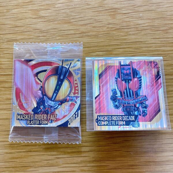 にふぉるめーしょん 仮面ライダーシリーズ シールウエハース vol.3 仮面ライダーファイズ UR 仮面ライダーディケイド SR