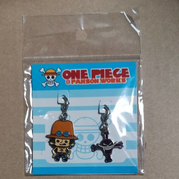 ワンピース ONEPIECE パンソンワークス PansonWorks ファスナーチャーム メタルチャーム エース 海賊旗