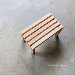 スツール チェア キッズチェア すのこ 無垢 家具 オーダーメイド ハンドメイド 杉 パイン 檜 段差解消 ベンチチェア