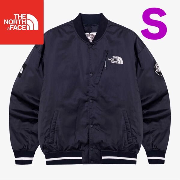 【韓国限定】THE NORTH FACEプレイヤーヴァシティジャケット ネイビー