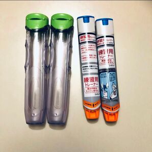 エピペン 練習用トレーナー 針・薬液なし エピトレ 2本セット ケース付き