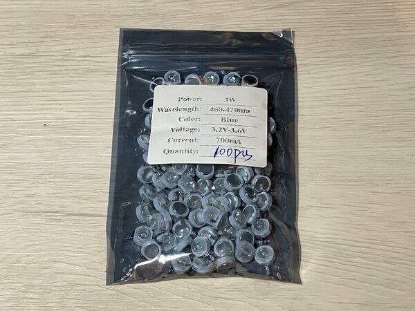 パワーLED 3W 青 100個