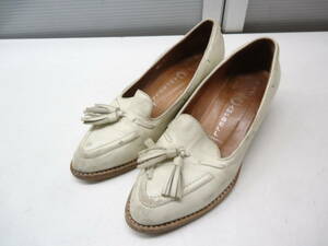 本革◎Jeffrey Campbell/ジェフリーキャンベル■37(23.5cm)■BISHOP マニッシュ シューズ パンプス■アイボリー■#20427MK583_21