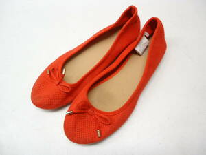 OLD NAVY/ Old Navy #7(24.0cm)# ribbon ballet shoes Flat pumps #RED/ red / red color ##20427MK467_29