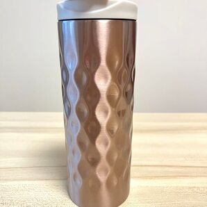 ニトリ ステンレス ふた付きトールタンブラー430ml#ピンク