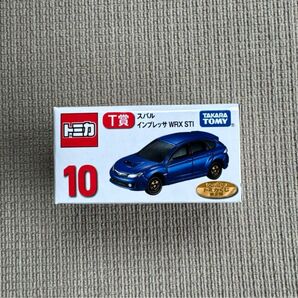 トミカくじ 第2弾 10 T賞 スバルインプレッサ WRX STI コースター メモ帳付き