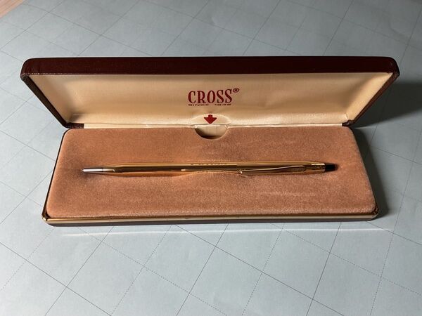 CROSS ボールペン ゴールド ケース付き