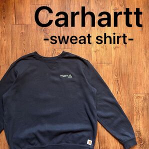 【Carhartt カーハート】スウェットシャツ XL 企業系 刺繍 ガゼット