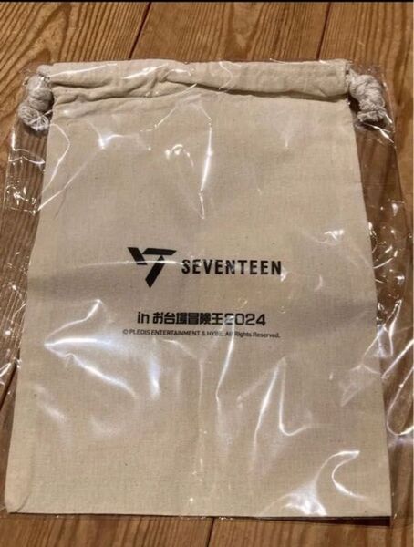 セブンティーン セブチ seventeen お台場冒険王 ガチャ 限定 巾着 グッズ 巾着袋