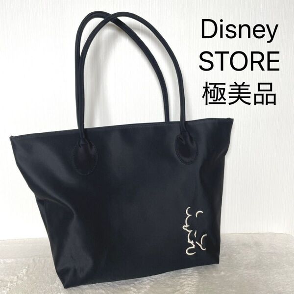 極美品★ディズニーストア★トートバッグ★A4対応★ブラック