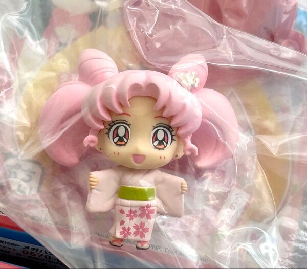 未開封 セーラームーン ぷちきゃら! 抽選販売 みんなでお祭り編 桜ver. ちびうさ フィギュア ちびムーン メガハウス