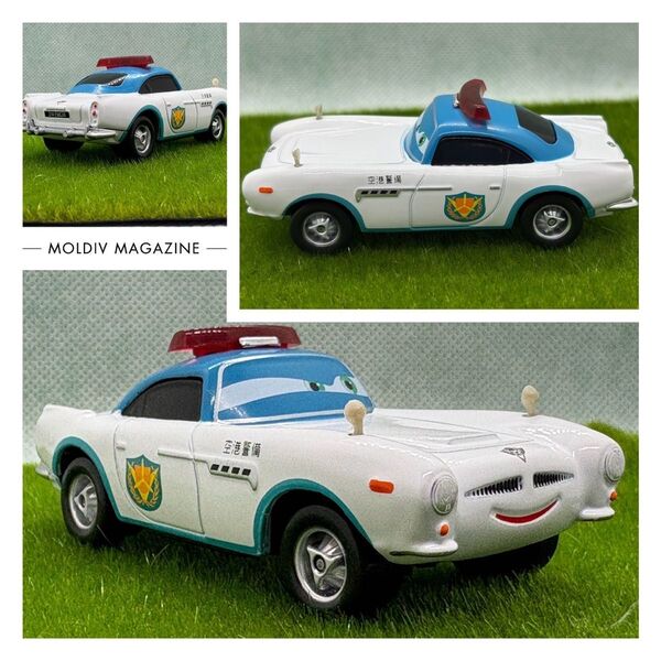 【新品】 カーズ ミニカー フィンマックミサイル 空港警備仕様 パトカー