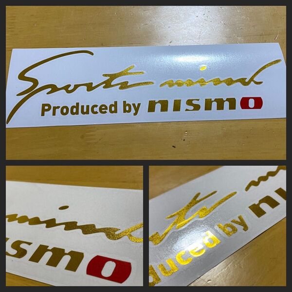 ニスモ nismo レア レインボーメッキステッカー金メッキ新品 R32 R33