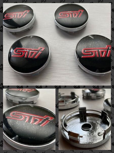 新品未使用STI デザイン ホイールセンターキャップ60mmSUBARU スバル
