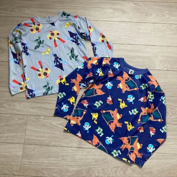 長袖 ロンT 総柄 ポケモン