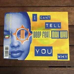 【r&b】In Deep Feat. Max Who / I Can't Tell You Why［CDs］《3b096》