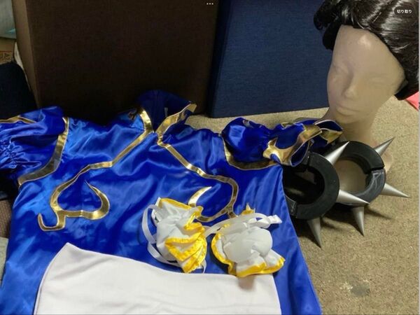 ストリートファイター 春麗 コスプレ衣装一式 女装 ハロウィン