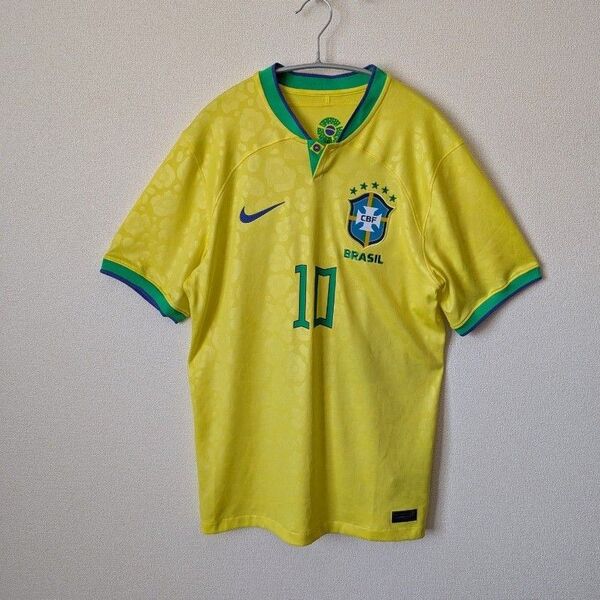 未使用★NIKEナイキ 2022カタールW杯 ブラジル代表 ♯10 ネイマール S