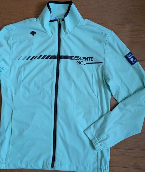 美品◆デサント ゴルフ BLUE LABEL ウィンドジャケット М◆DGMRJK02-GR00◆DESCENTE GOLF