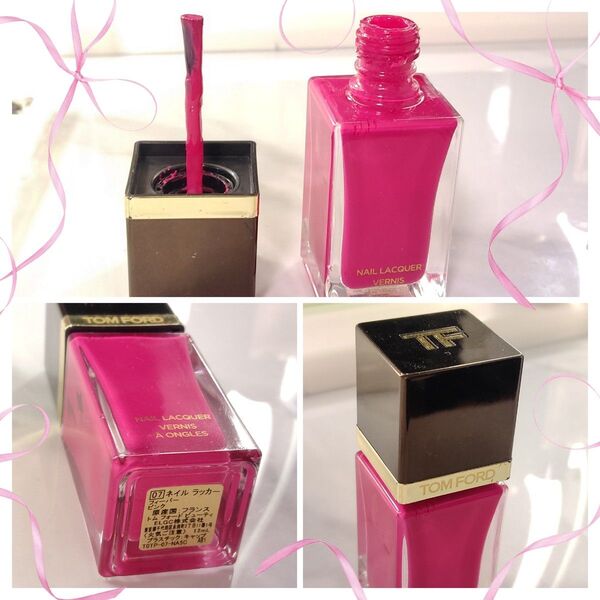 TOMFORD NAIL LACQUER 07トムフォードTOMFORDネイルラッカー07フィーバーピンク