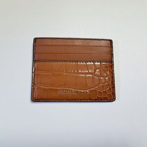 早い者勝ち!正規品 アウトレット MICHAEL KORS マイケル・コース カードケース ブラウン 茶色 36F1LCOD2E1