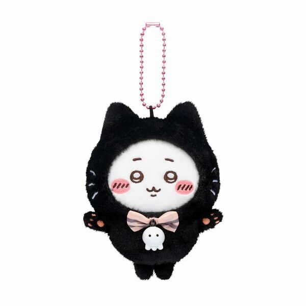 ちいかわ 黒猫のマスコット ハロウィン マスコット ぬいぐるみ キーホルダー