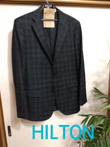 ビジネス ジャケット ブレザー テーラードジャケット HILTON ネイビー メンズ