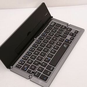 ジャンク品★3E 3E-BKY2-S2 Bluetooth Keyboard 縦折タイプ 【Stick】 スペースグレー 無線キ-ボ-ド 58キ- 英語配列の画像5