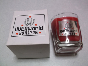 [　UVERworld　ウーバーワールド　【　2011.12.25　アロマキャンドル　】　未使用美品♪　外箱付き♪