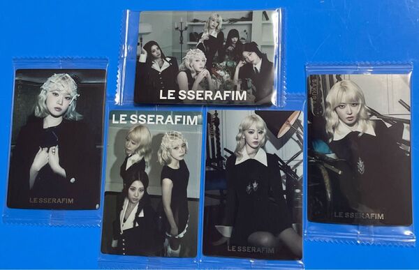 Le Sserafim CRAZY ウエハースカード 5枚