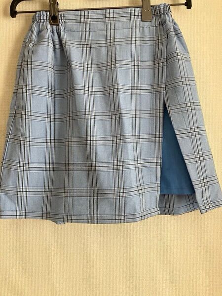 ※GIRLSチェックラップスカートパンツ L 【同梱できる厚さのもの2枚で800円にします※印】