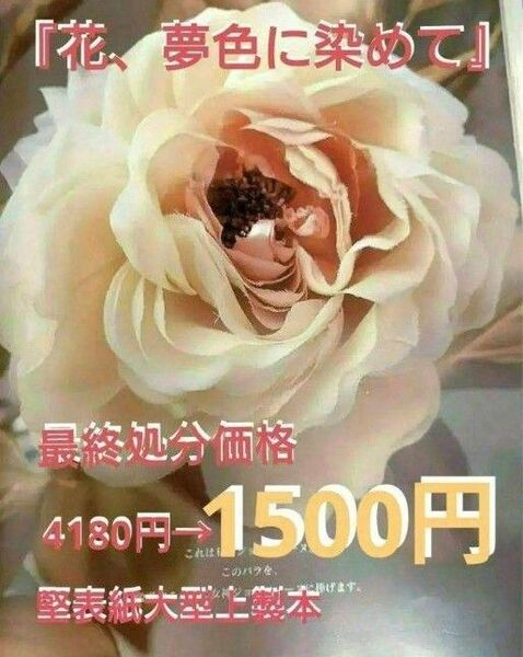 複数ご購入の方はコメント下さい。美品「花、夢色に染めて」心に届く夢色の花をお届けします。