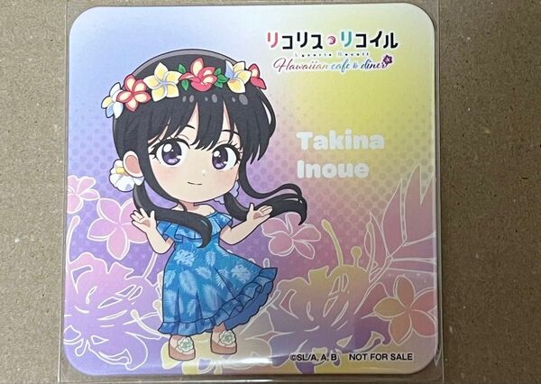 リコリス・リコイル 井ノ上たきな コラボカフェ コースター