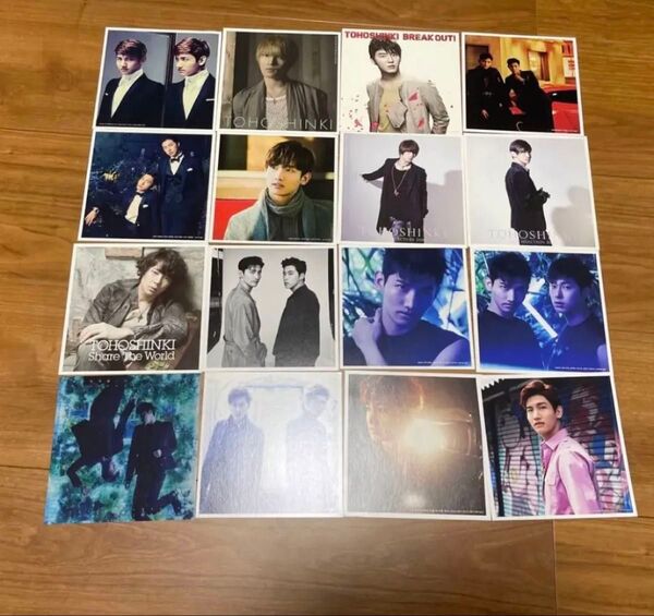【明日消去のため最終値下げ】東方神起 ジャケカ まとめ売り ジャケットサイズカード 18枚 レア チャンミン ユンホ