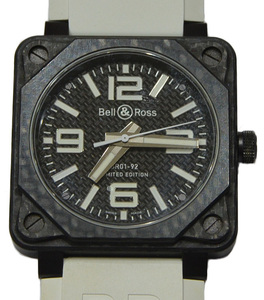 世界500本限定 Bell&Ross ベル&ロス BR01-92CARBONFIBER-C カーボンファイバー ウォッチ 腕時計 R2A-23606B