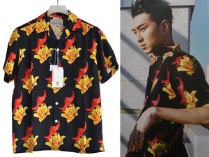  new goods WACKO MARIA Wacko Maria hibiscus aloha shirt M Y-225105