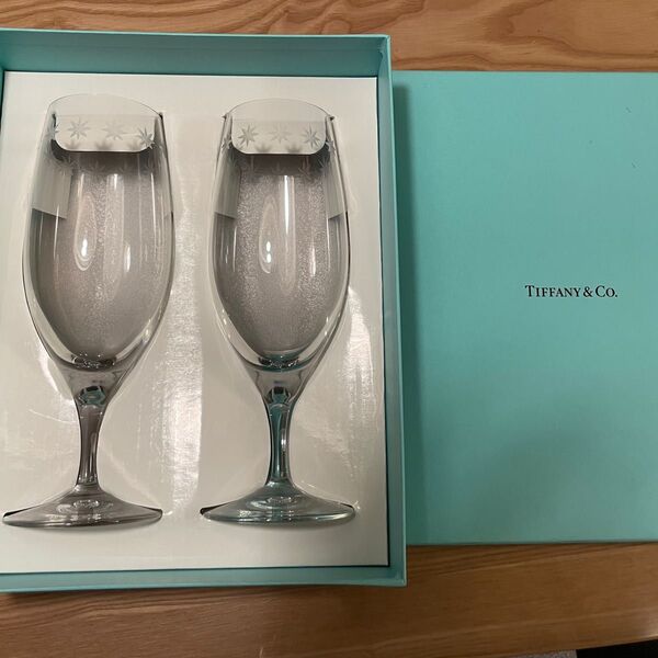 ティファニー ルミナス ピルスナー ワイングラス TIFFANY ペアグラス