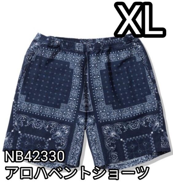 新品未使用 ノースフェイス アロハベントショーツ XLサイズ RL バンダナリニューアルブルー NB42330