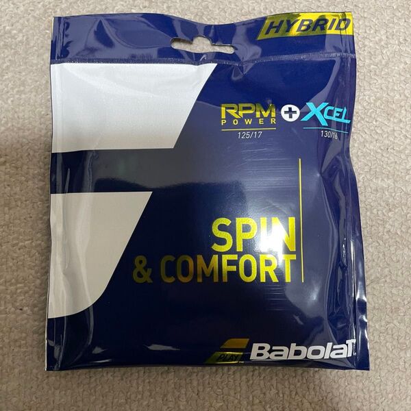 バボラ (Babolat) HYBRID ハイブリッド RPM POWER (1.25mm) + XCEL (1.30mm)
