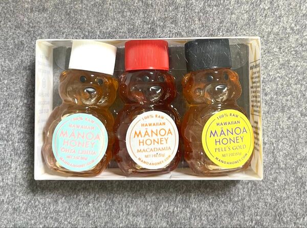 Hawaiian Manoa Honey ハワイアン マノア ハニー 3種類
