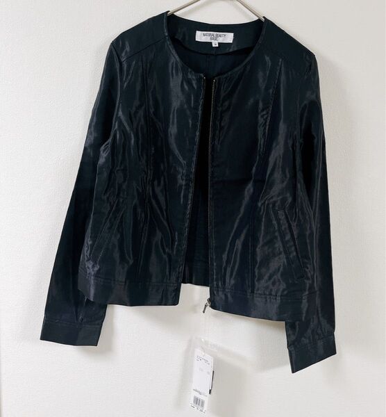 【新品】NATURAL BEAUTY BASIC ジップアップジャケット 黒 M