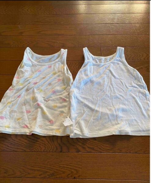 ユニクロ コットンメッシュタンクトップ 110