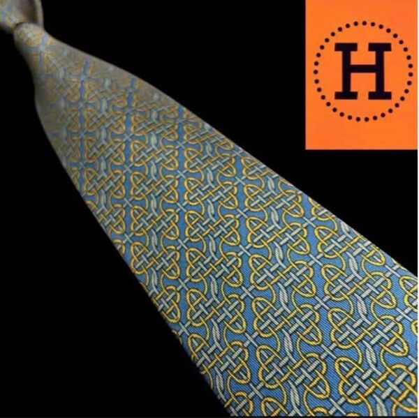 世界最高峰 エルメス H柄 ネクタイ