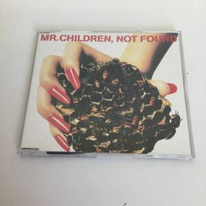 【中古品】シングル CD MR. CHILDREN, NOT FOUND TFCC-87063